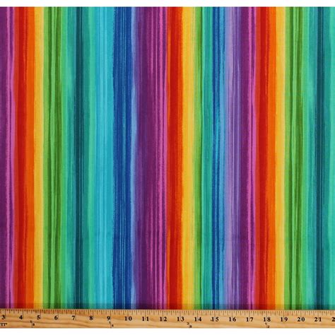 multi color striped fabric